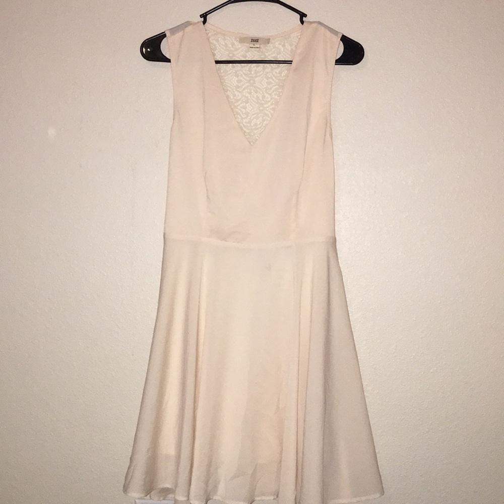 Blush cocktail dress